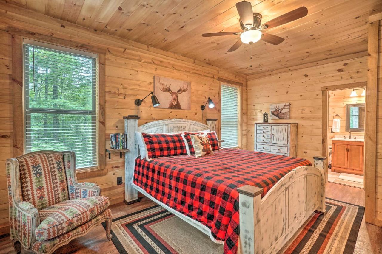 Peaceful Cabin On 3 Private Acres Deck And Fire Pit 블레어스빌 외부 사진