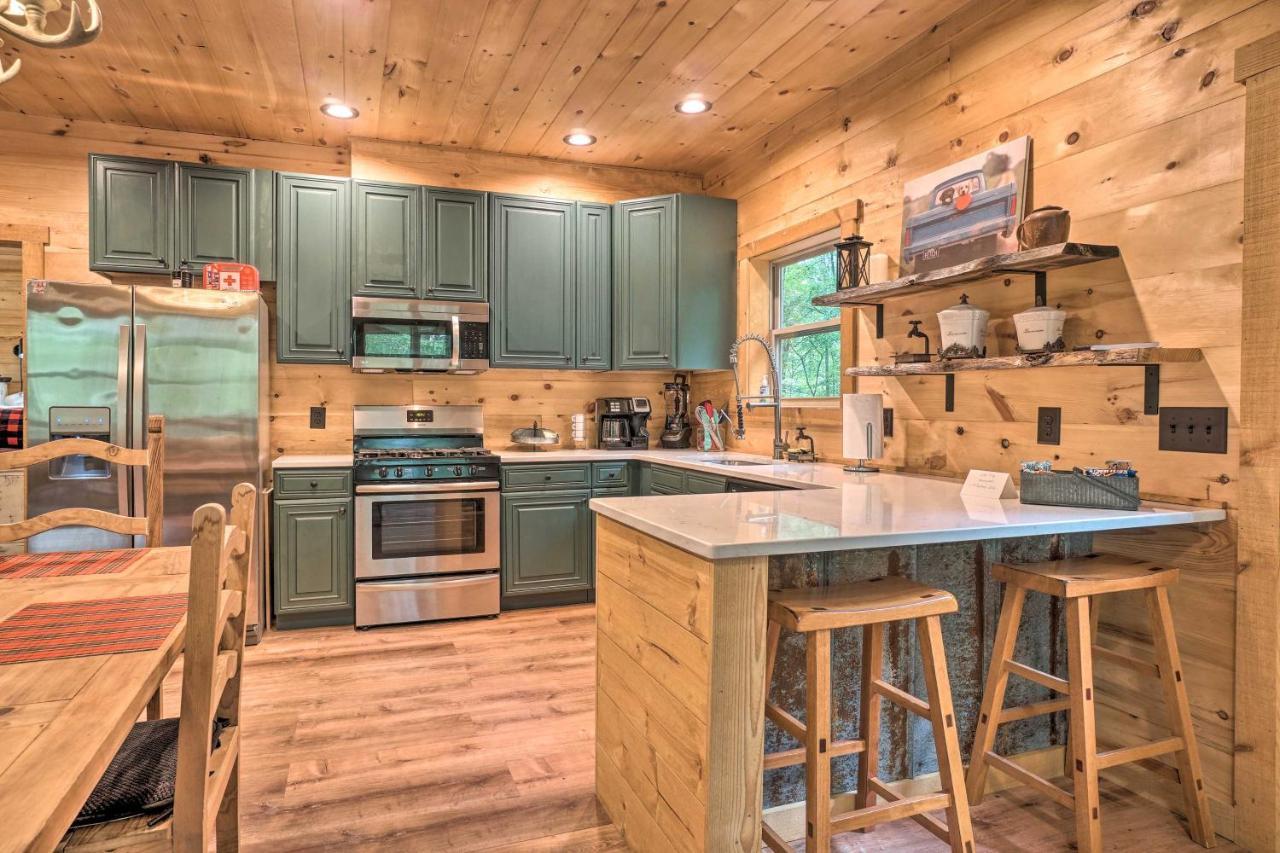 Peaceful Cabin On 3 Private Acres Deck And Fire Pit 블레어스빌 외부 사진